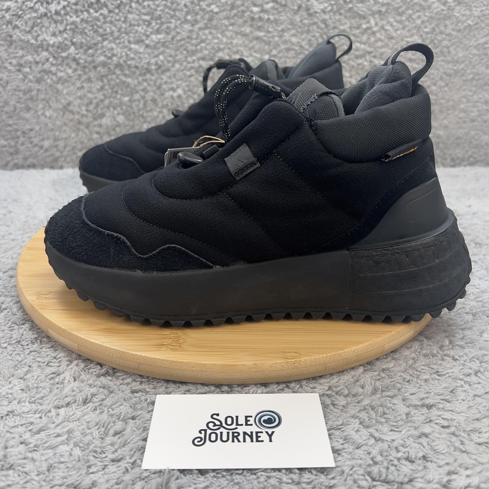 Adidas X PLRBOOST Puffer Shoes Mens 7.5 Black Gorpcore COLD.RDY Cozy Sustainable